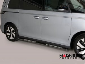 Volkswagen ID. Buzz Side Steps - DSP - Misutonida - Black - European Regular Wheelbase Model